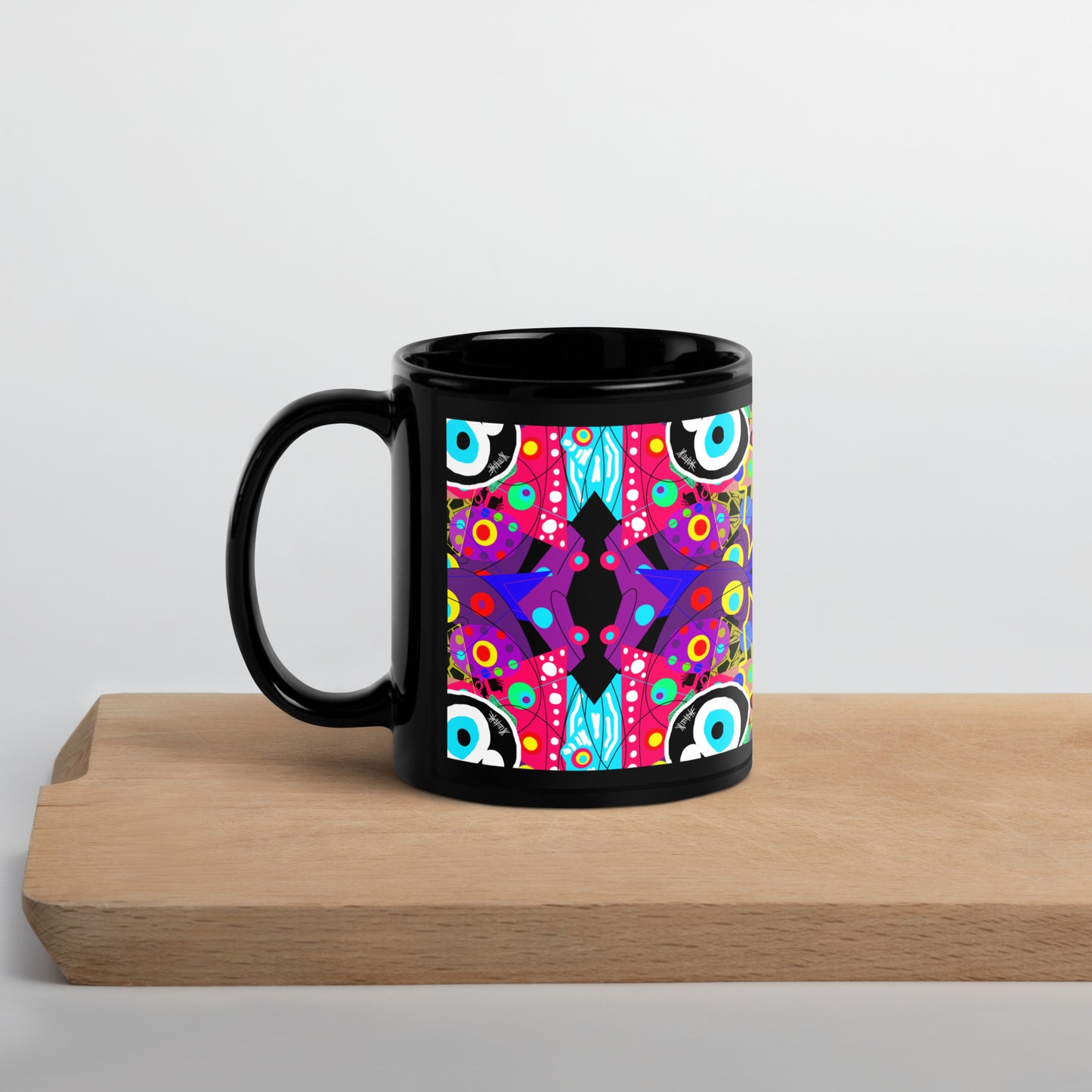 BEUX - NAZAR - BLACK GLOSSY MUG