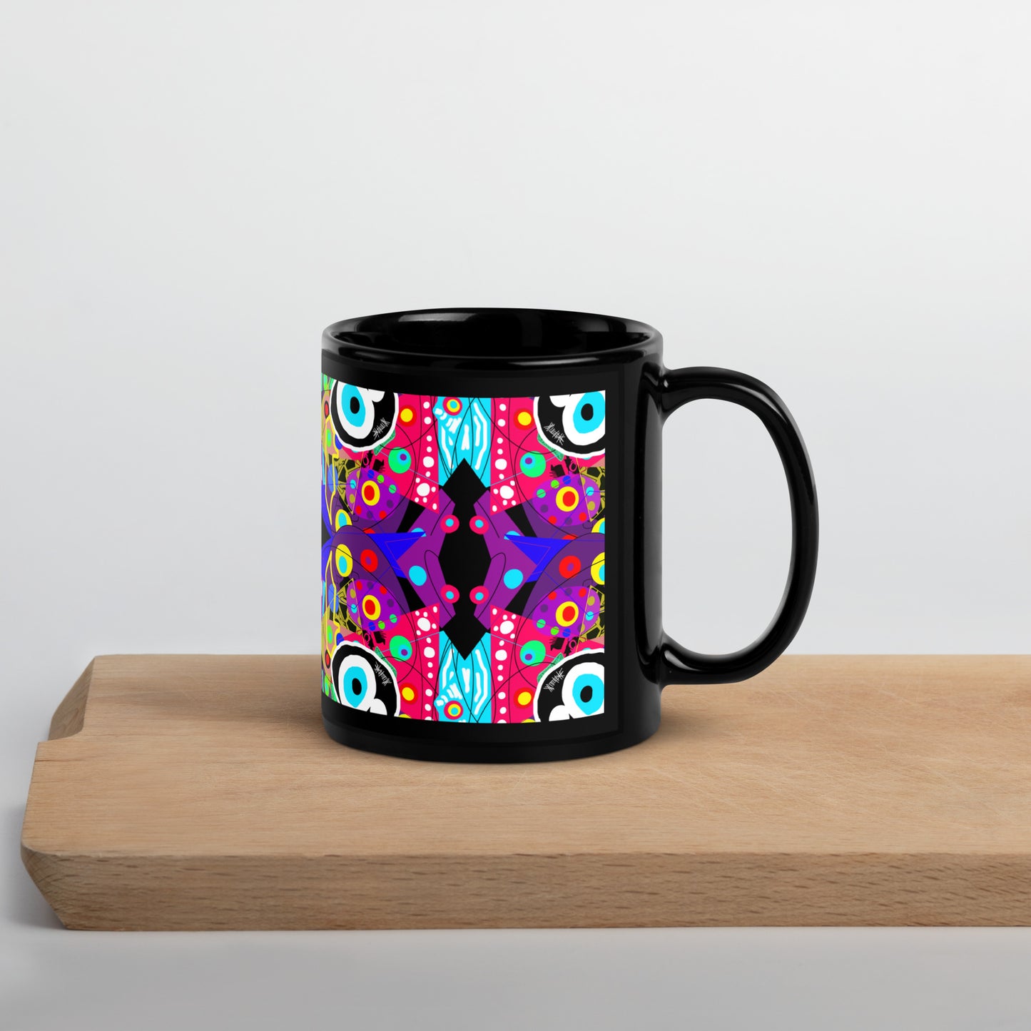BEUX - NAZAR - BLACK GLOSSY MUG