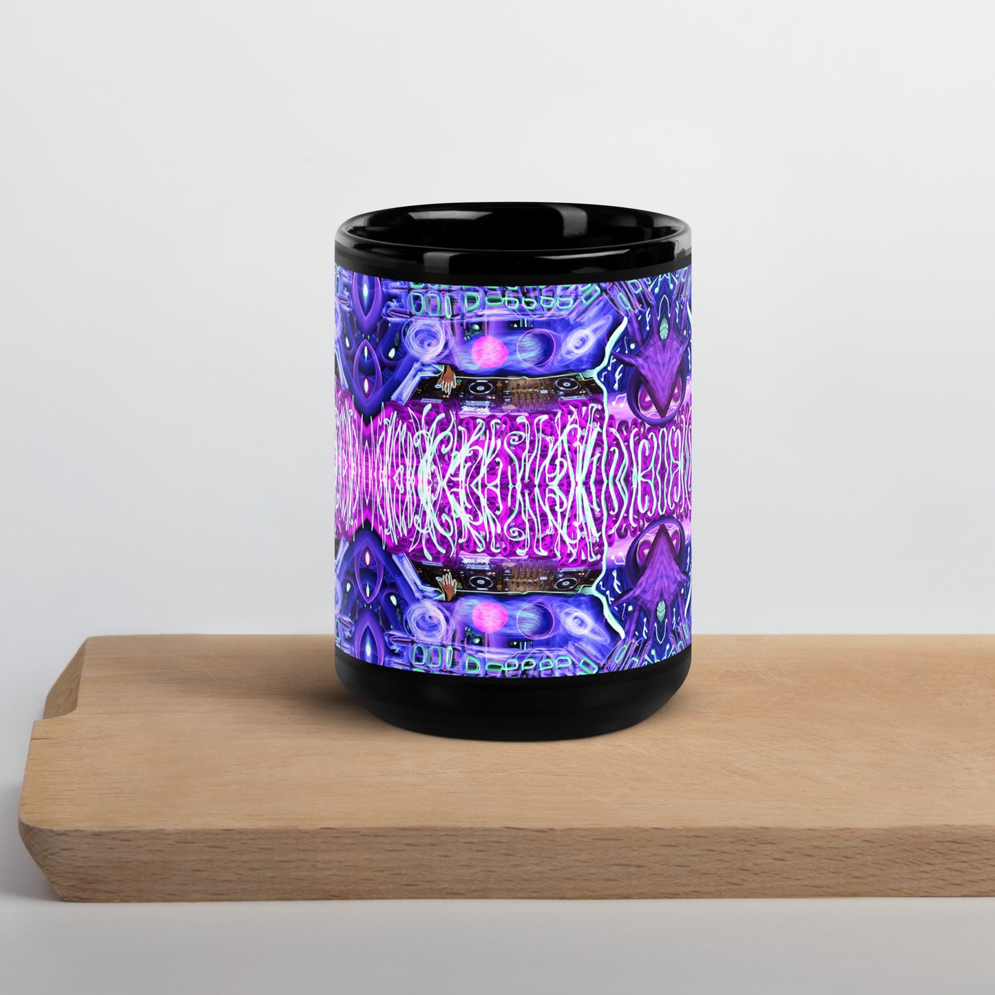 BEUX - RAVE - BLACK GLOSSY MUG