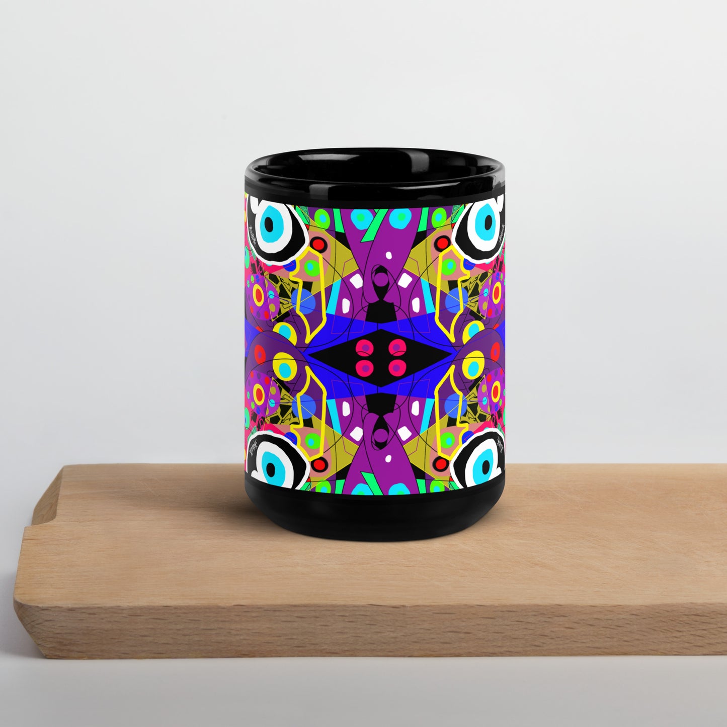 BEUX - NAZAR - BLACK GLOSSY MUG