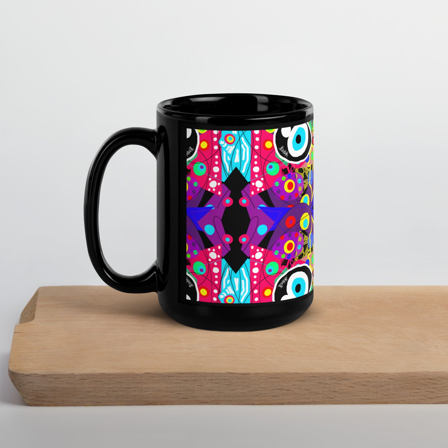 BEUX - NAZAR - BLACK GLOSSY MUG