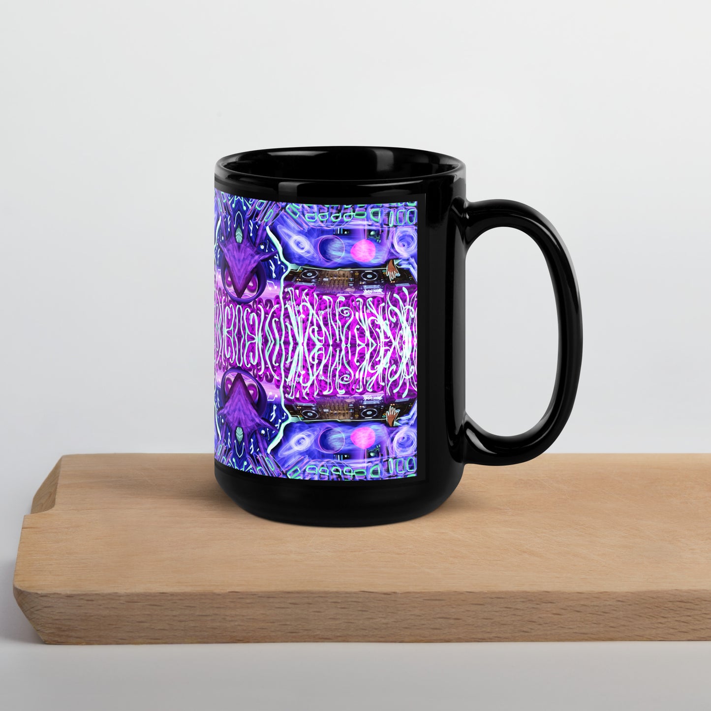 BEUX - RAVE - BLACK GLOSSY MUG