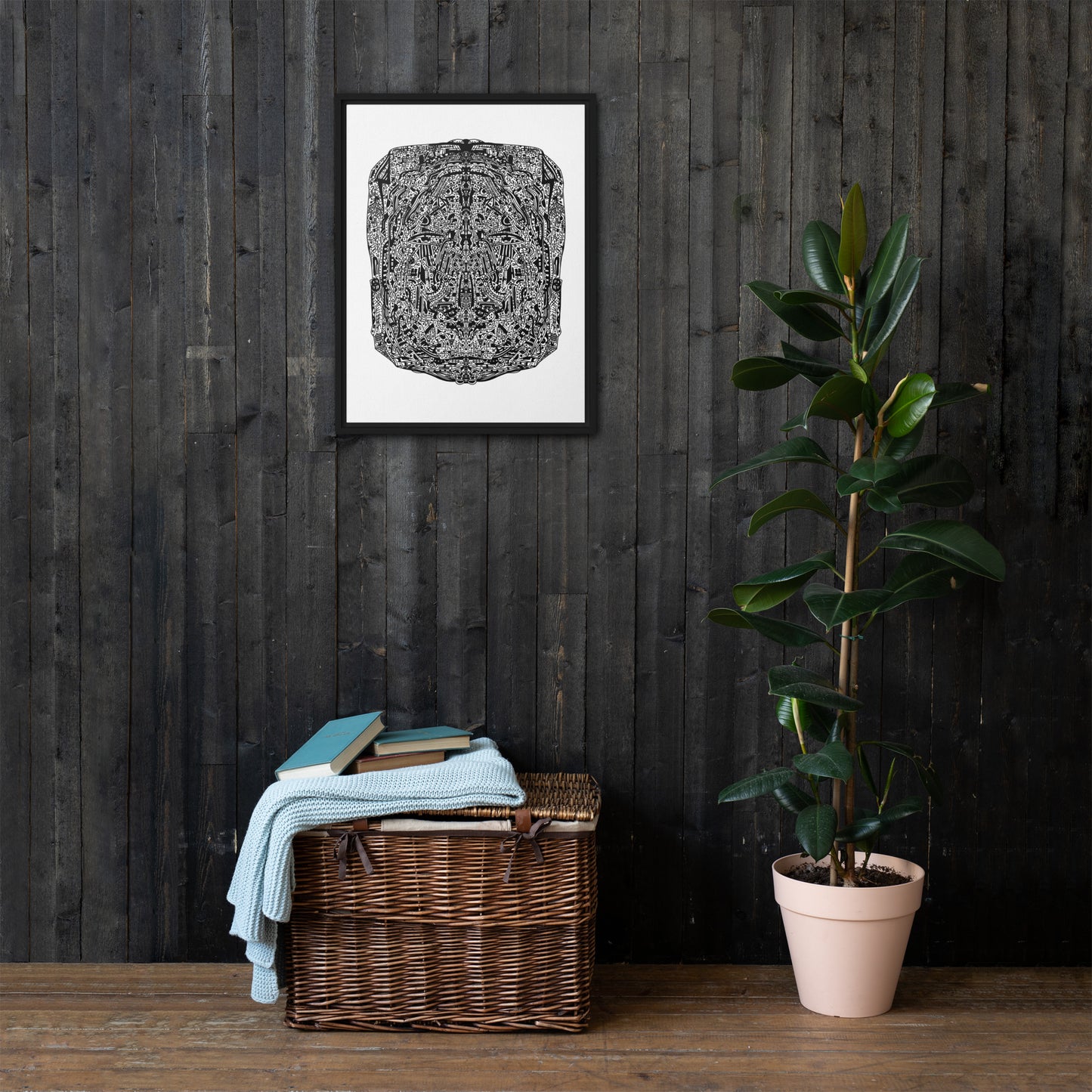 BEUX - KNOWLEDGE - FRAMED CANVAS
