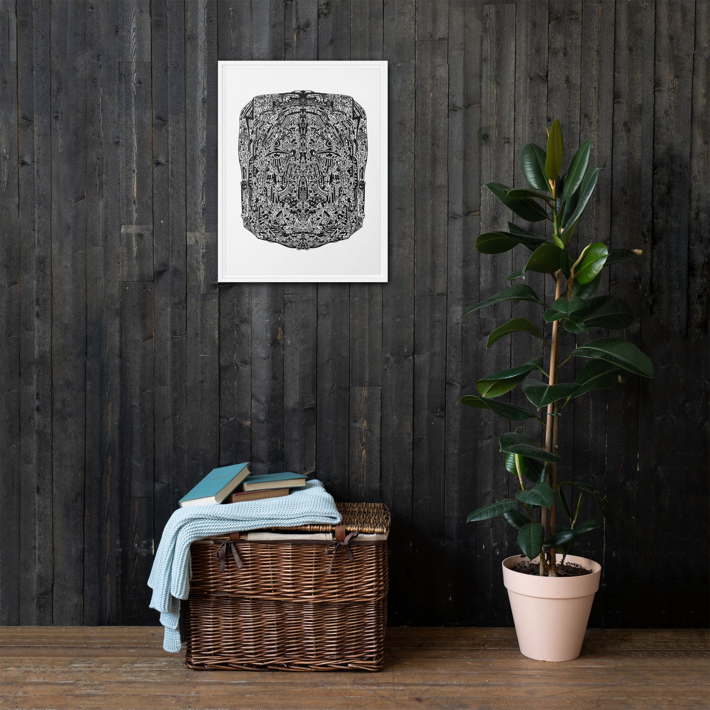 BEUX - TITAN - FRAMED CANVAS - 18″×24″