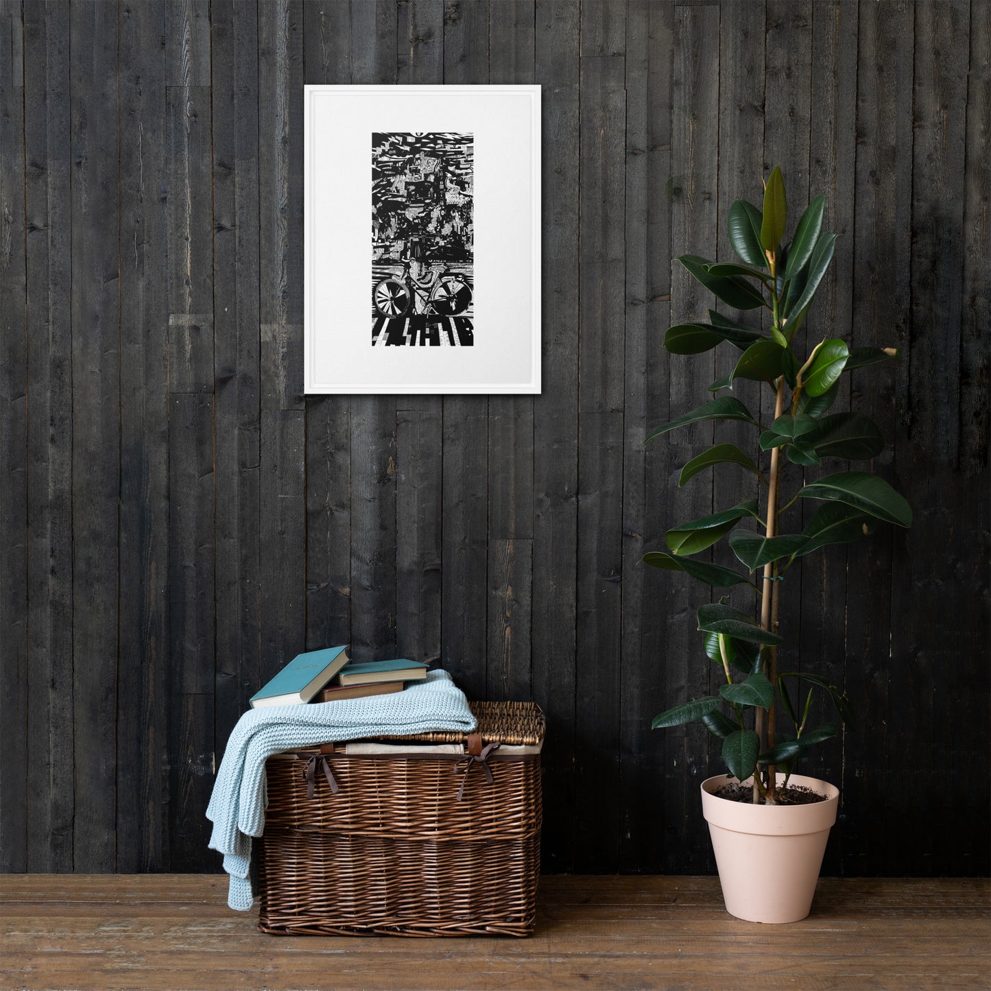 BEUX - BICYCLE - FRAMED CANVAS - 18″×24″