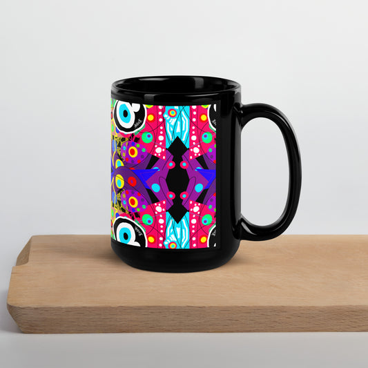 BEUX - NAZAR - BLACK GLOSSY MUG