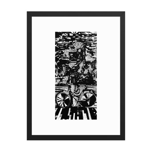 BEUX - BICYCLE - FRAMED POSTER - 18″×24″