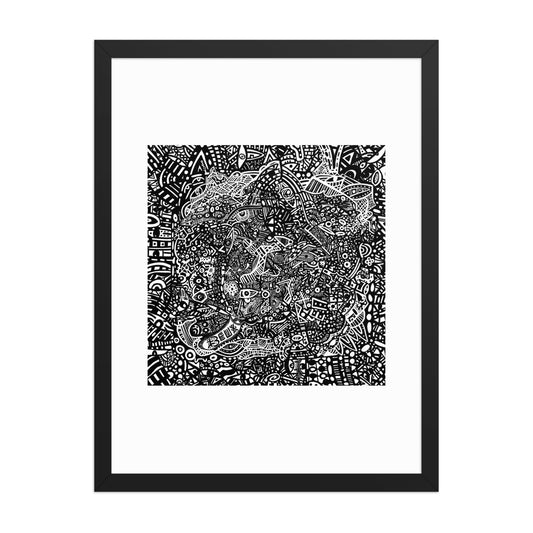 BEUX - LOST - FRAMED POSTER - 18″×24″