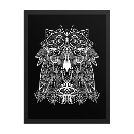 BEUX - TRIBE - FRAMED POSTER - 18″×24″