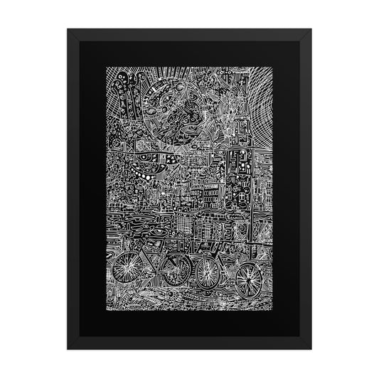 BEUX - AMSTERDAM - FRAMED POSTER - 18″×24″