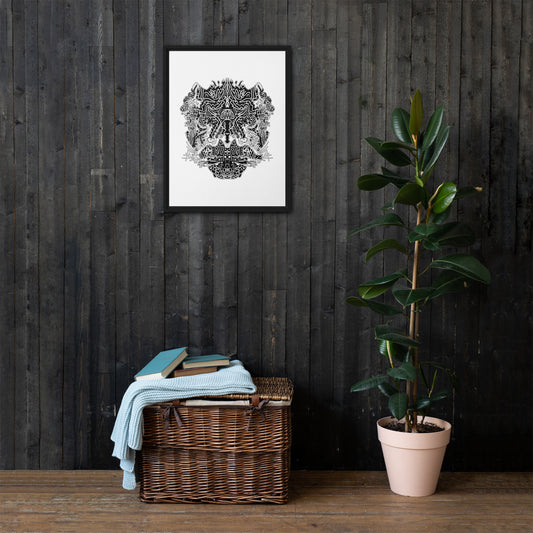 BEUX - TIGER - FRAMED CANVAS
