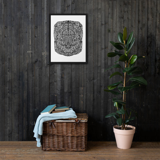 BEUX - KNOWLEDGE - FRAMED CANVAS