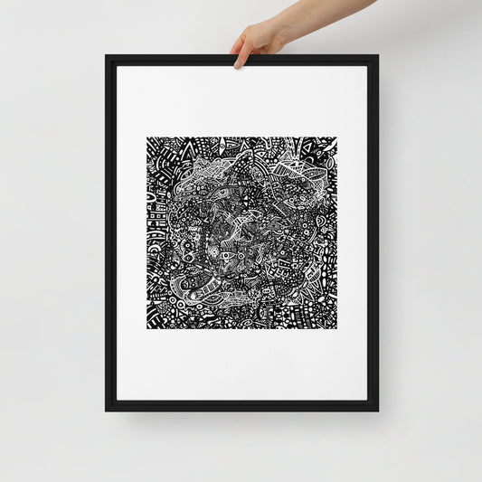 BEUX - LOST - FRAMED CANVAS - 18″×24″