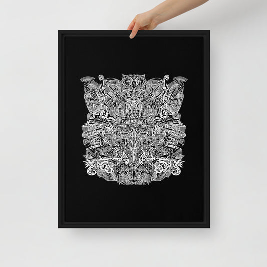BEUX - HYDRA - FRAMED CANVAS - 18″×24″