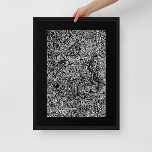 BEUX - AMSTERDAM - FRAMED CANVAS - 18″×24″