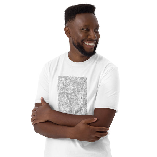 BEUX - ONLY FRONT PRINT  - AMSTERDAM - T-SHIRT